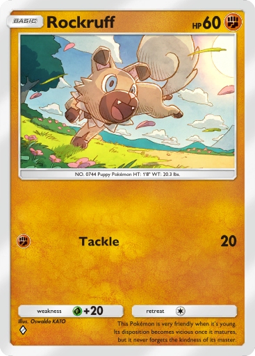 Rockruff - Celestial Guardians #099 [C]