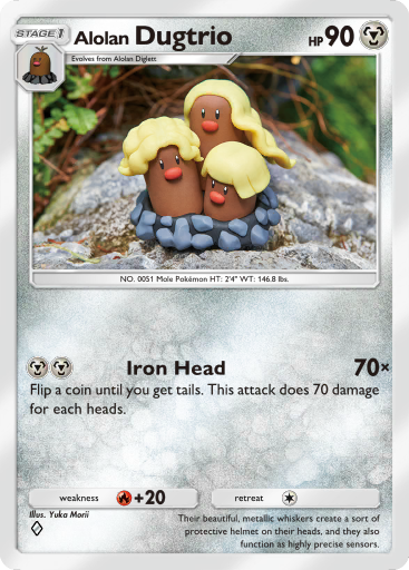 [Text:AdditionalName v="ADDITIONAL_NAME_Alora" type="region" ][Text:Char v="FOUR-PER-EM-SPACE" ]Dugtrio - Celestial Guardians #118 [C]
