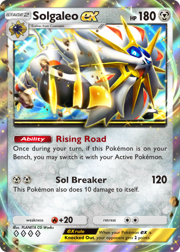 Solgaleo ex - Celestial Guardians #122 [RR]