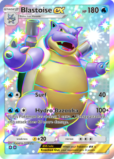 Blastoise ex - Celestial Guardians #232 [SSR]