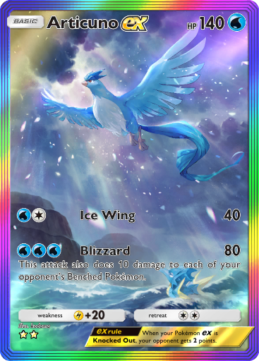 Articuno ex - Genetic Apex #275 [SAR]