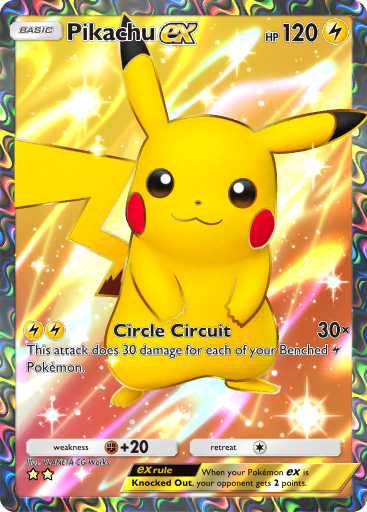 Pikachu ex - Genetic Apex #259 [SR]