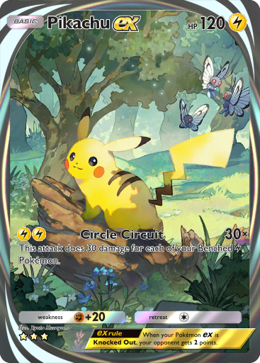 Pikachu ex - Genetic Apex #281 [IM]