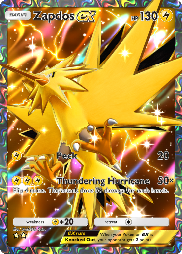 Zapdos ex - Genetic Apex #260 [SR]