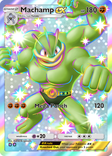Machamp ex - Celestial Guardians #235 [SSR]