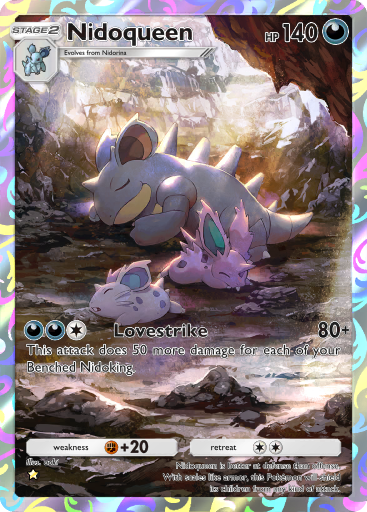 Nidoqueen - Genetic Apex #240 [AR]