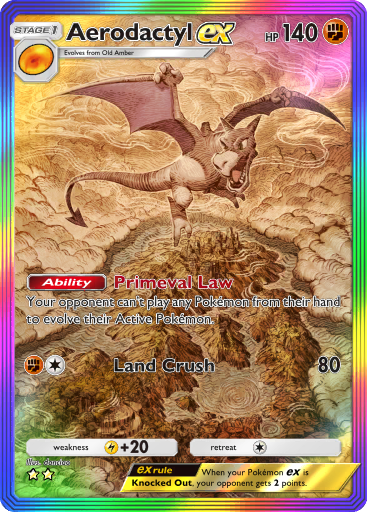 Aerodactyl ex - Mythical Island #084 [SAR]