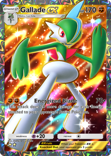 Gallade ex - Space-Time Smackdown #185 [SR]