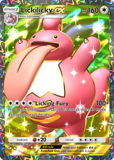 Lickilicky ex - Space-Time Smackdown #189 [SR]