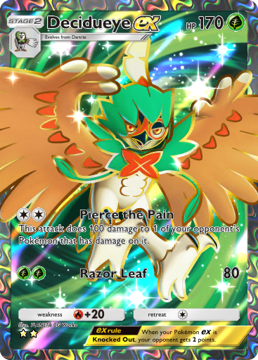 Decidueye ex - Celestial Guardians #180 [SR]