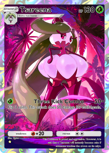 Tsareena - Celestial Guardians #158 [AR]
