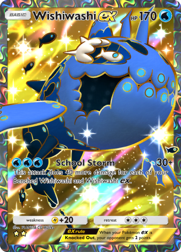 Wishiwashi ex - Celestial Guardians #184 [SR]