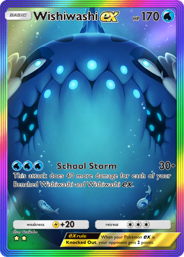 Wishiwashi ex - Celestial Guardians #202 [SAR]