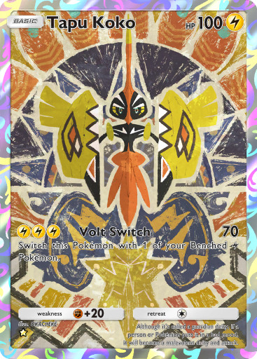 Tapu Koko - Celestial Guardians #166 [AR]