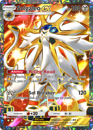 Solgaleo ex - Celestial Guardians #189 [SR]