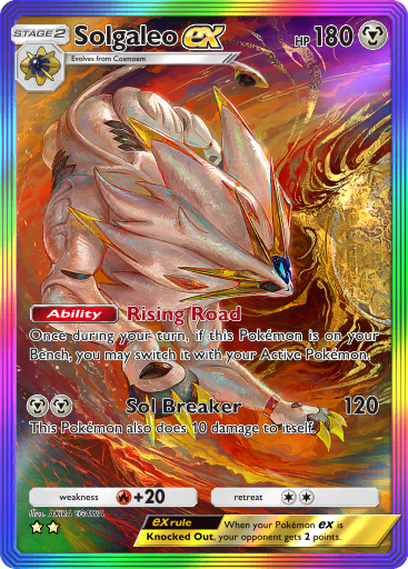 Solgaleo ex - Celestial Guardians #207 [SAR]